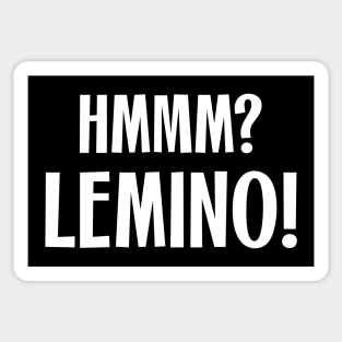 let me know - lemino Sticker